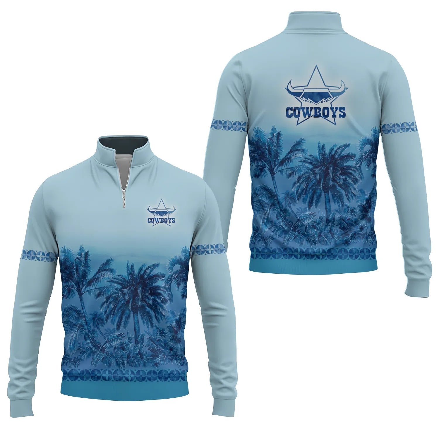 North Queensland Cowboys Quarter-zip Pullover SHW001