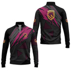 Brisbane Broncos Quarter-zip Pullover SC009