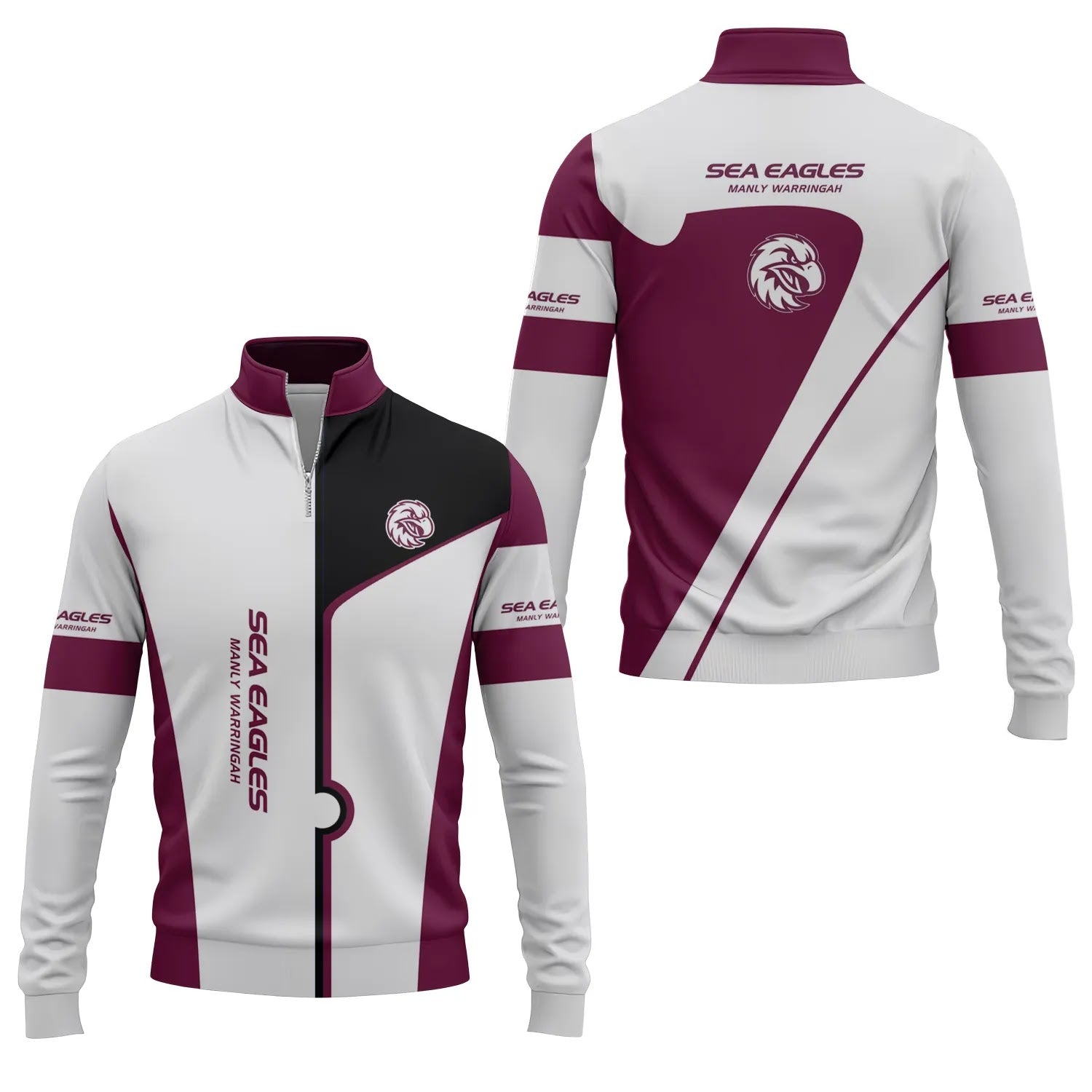 Manly Warringah Sea Eagles Quarter-zip Pullover SC010