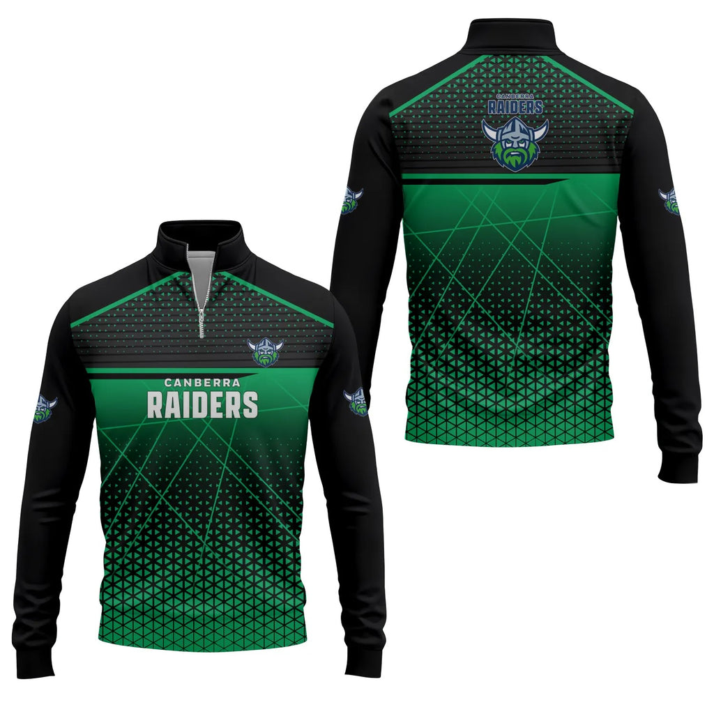 Canberra Raiders Quarter-zip Pullover SC047