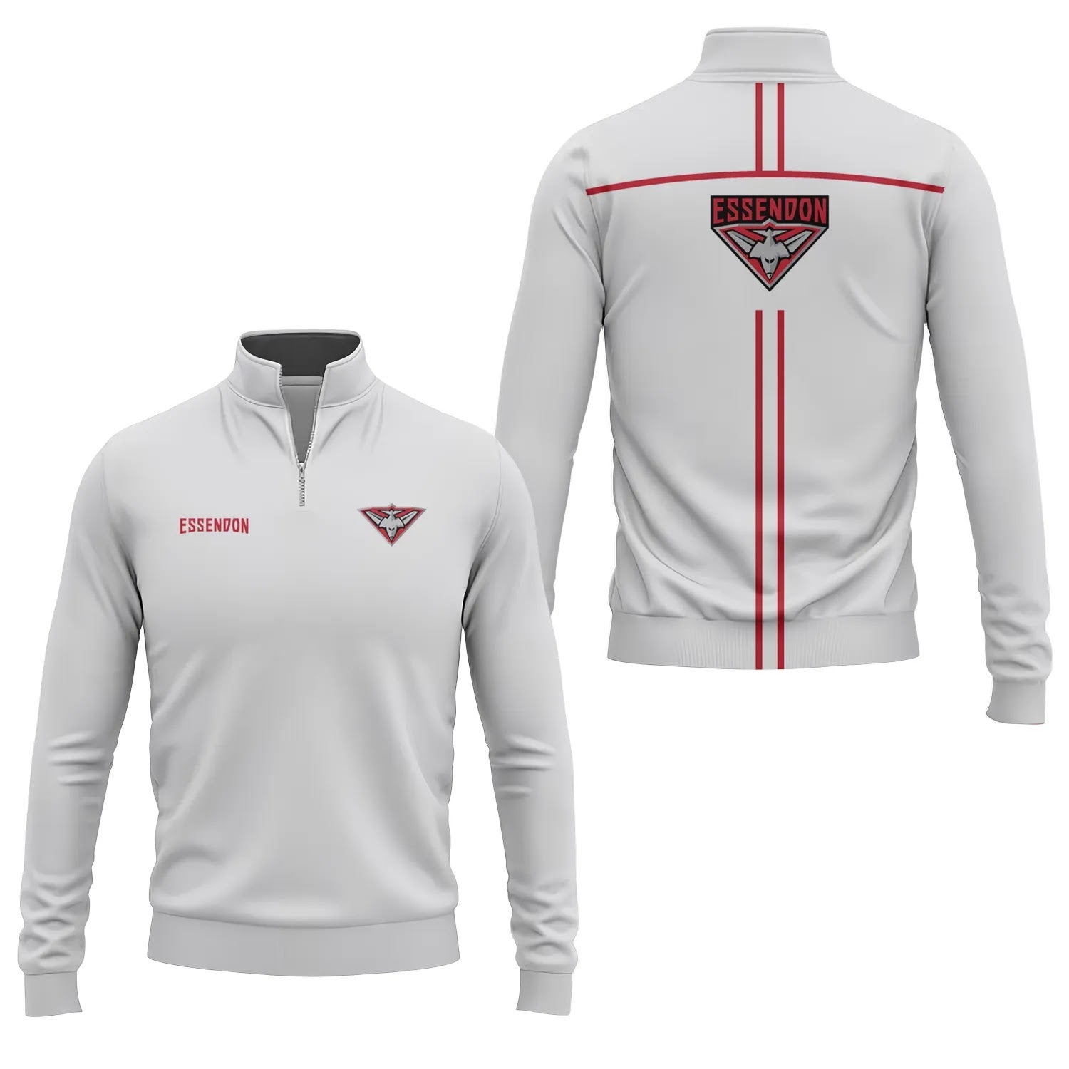Essendon Bombers Quarter-zip Pullover SC018