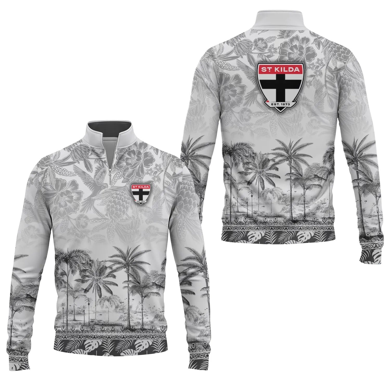 St Kilda Saints Quarter-zip Pullover SC045