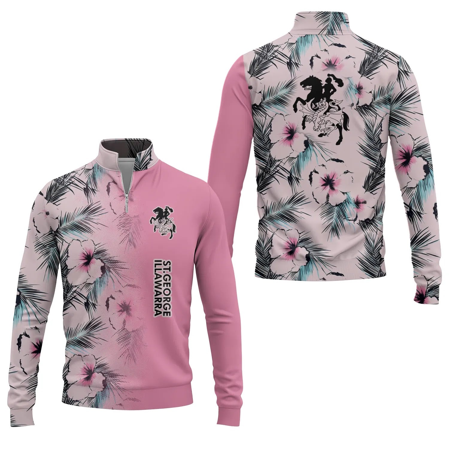 St George Illawarra Dragons Quarter-zip Pullover SHW056
