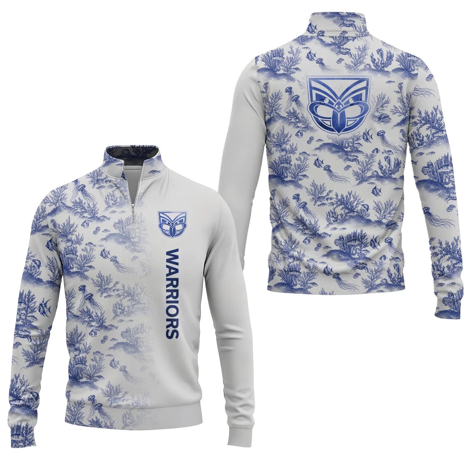 New Zealand Warriors Quarter-zip Pullover SHW009