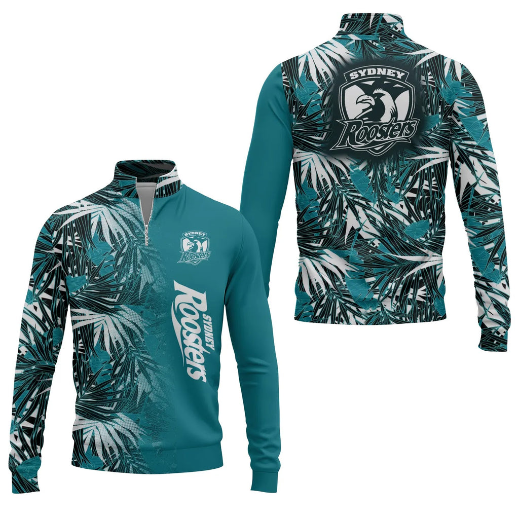 Sydney Roosters Quarter-zip Pullover SHW060