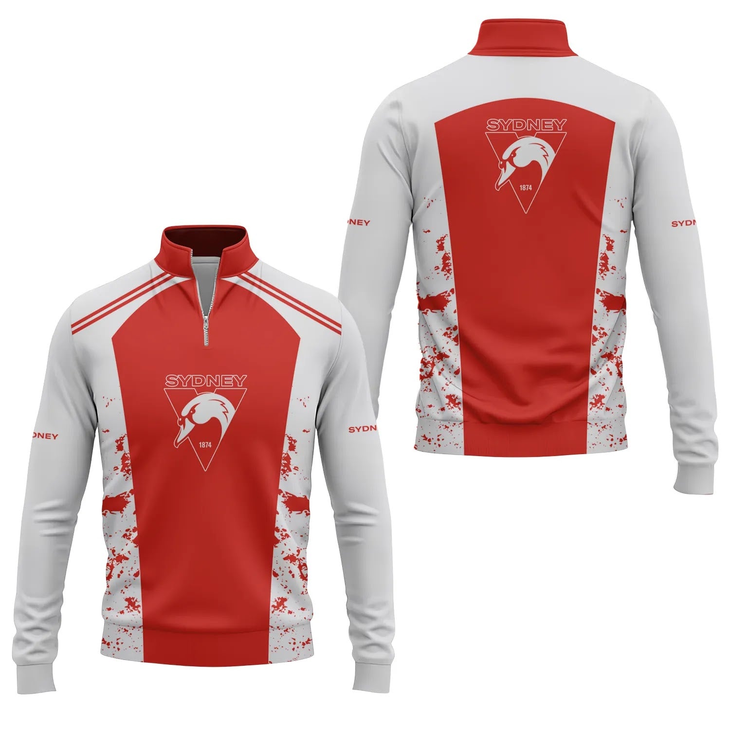 Sydney Swans Quarter-zip Pullover SC089