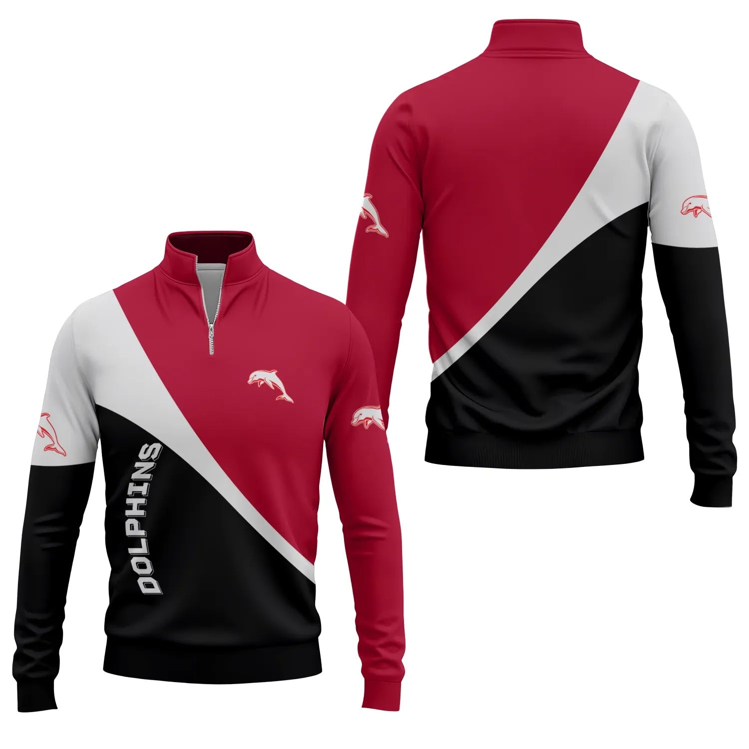 Dolphins Quarter-zip Pullover SC090
