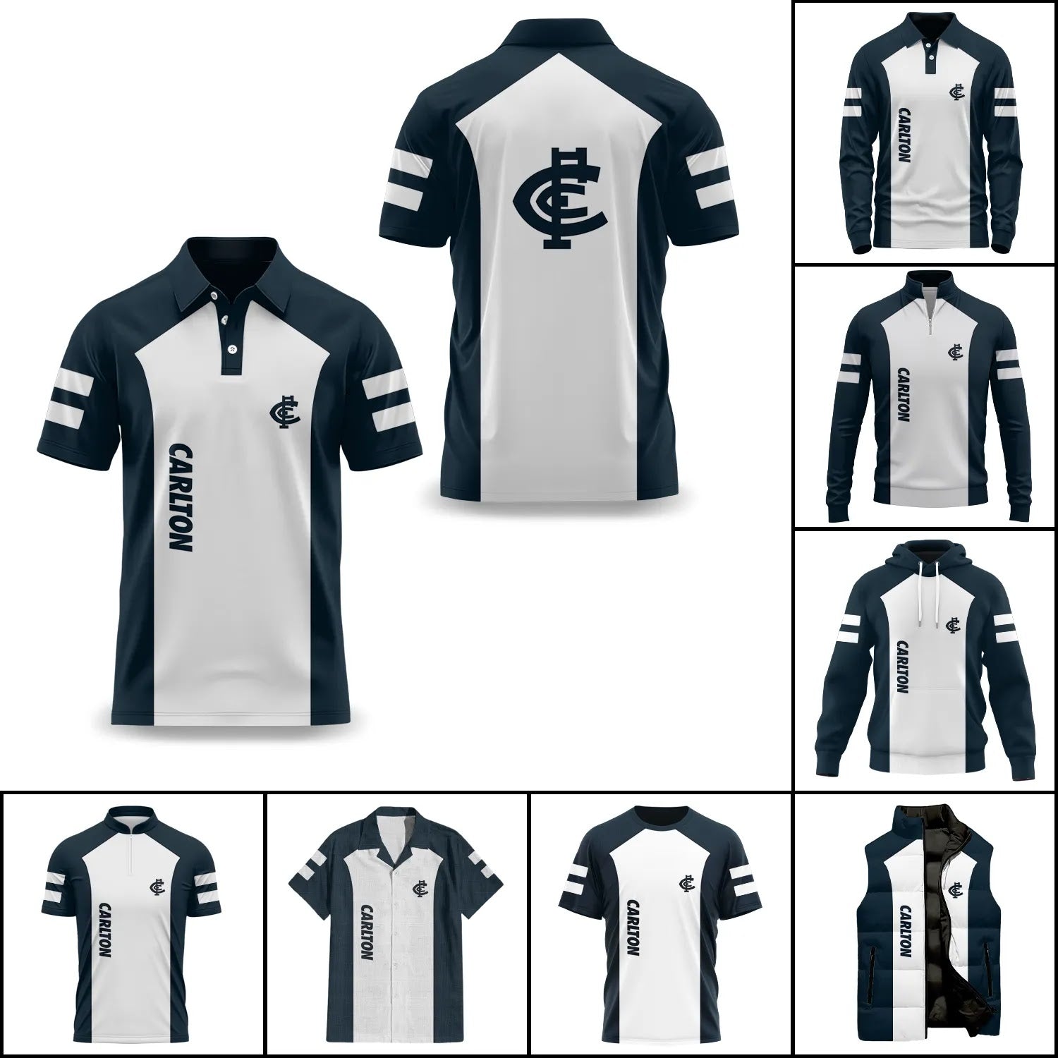 Carlton Blues Apparels SC078
