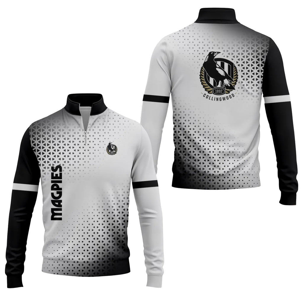 Collingwood Magpies Quarter-zip Pullover SC079