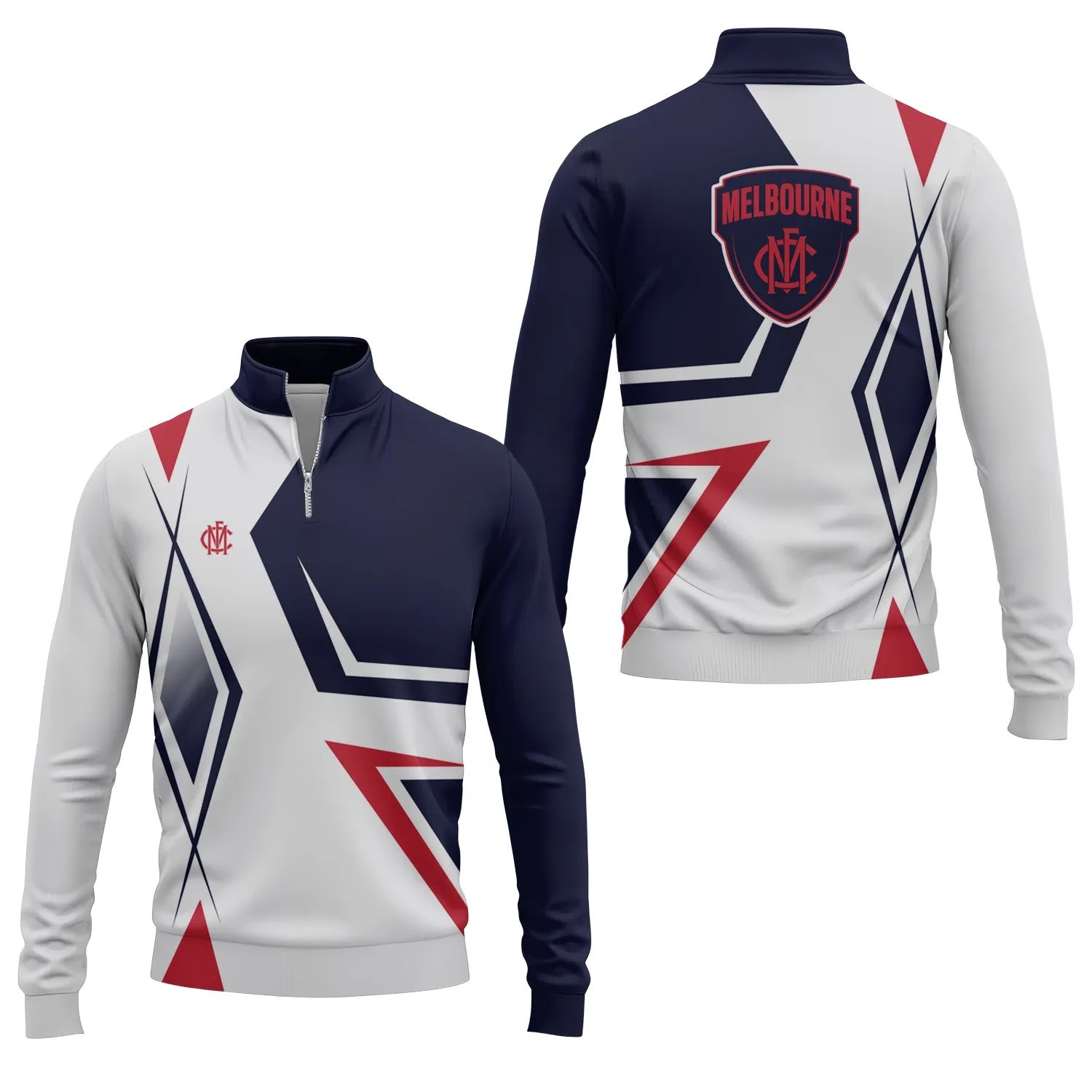Melbourne Demons Quarter-zip Pullover SC080