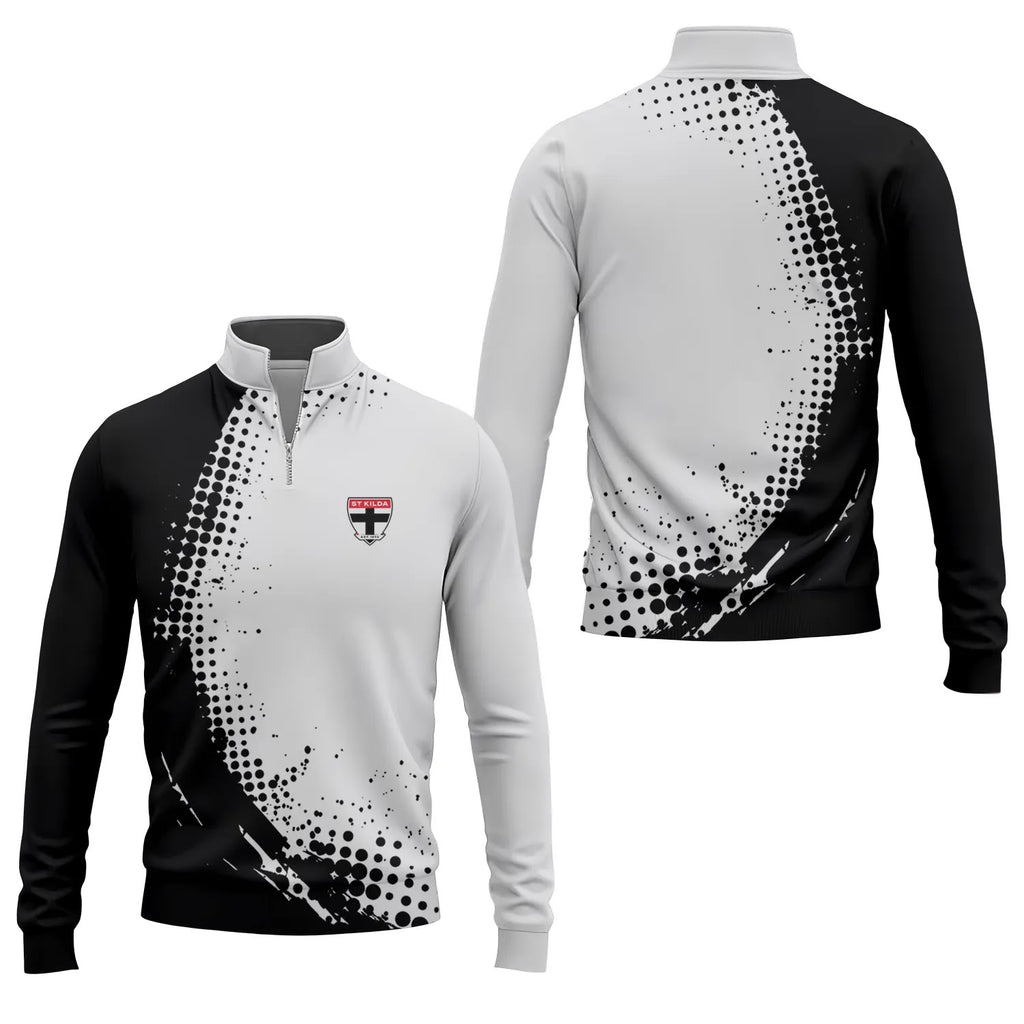 St Kilda Saints Quarter-zip Pullover SC095