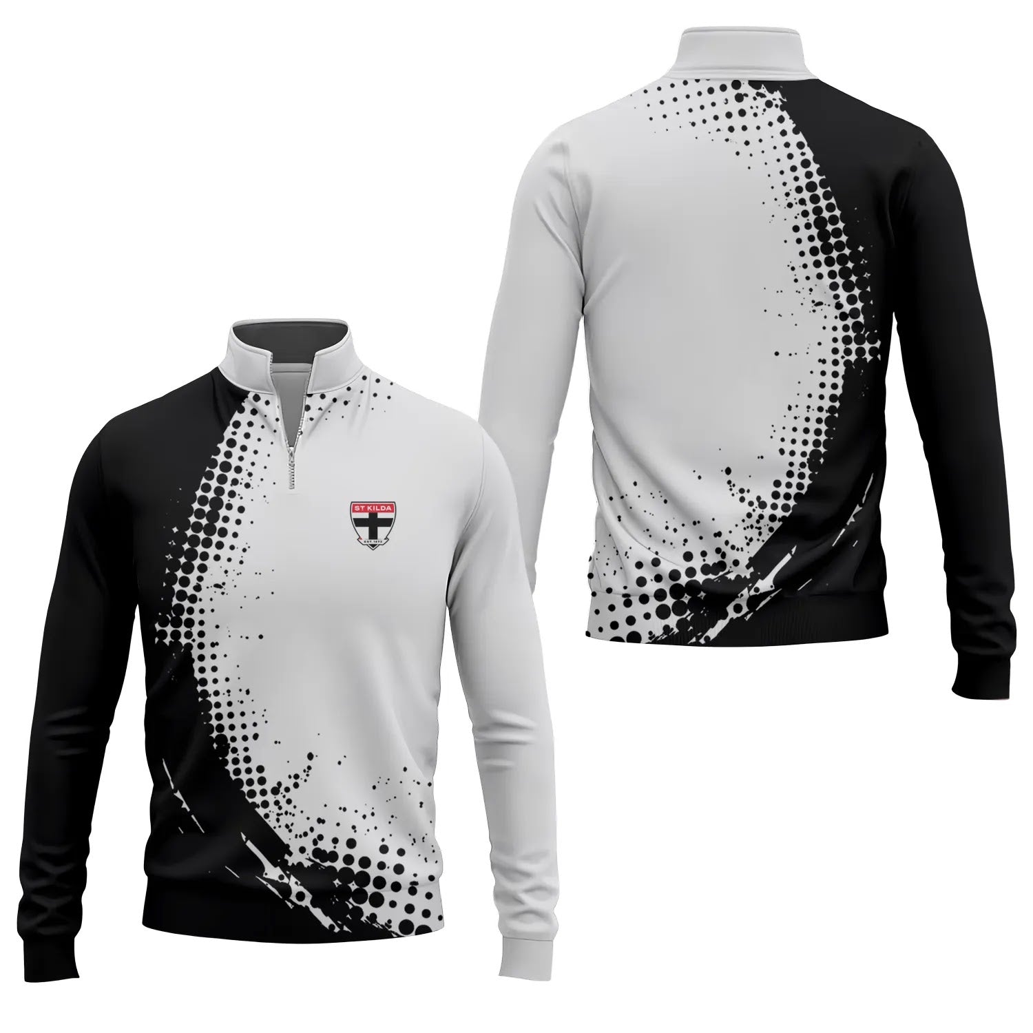 St Kilda Saints Quarter-zip Pullover SC095