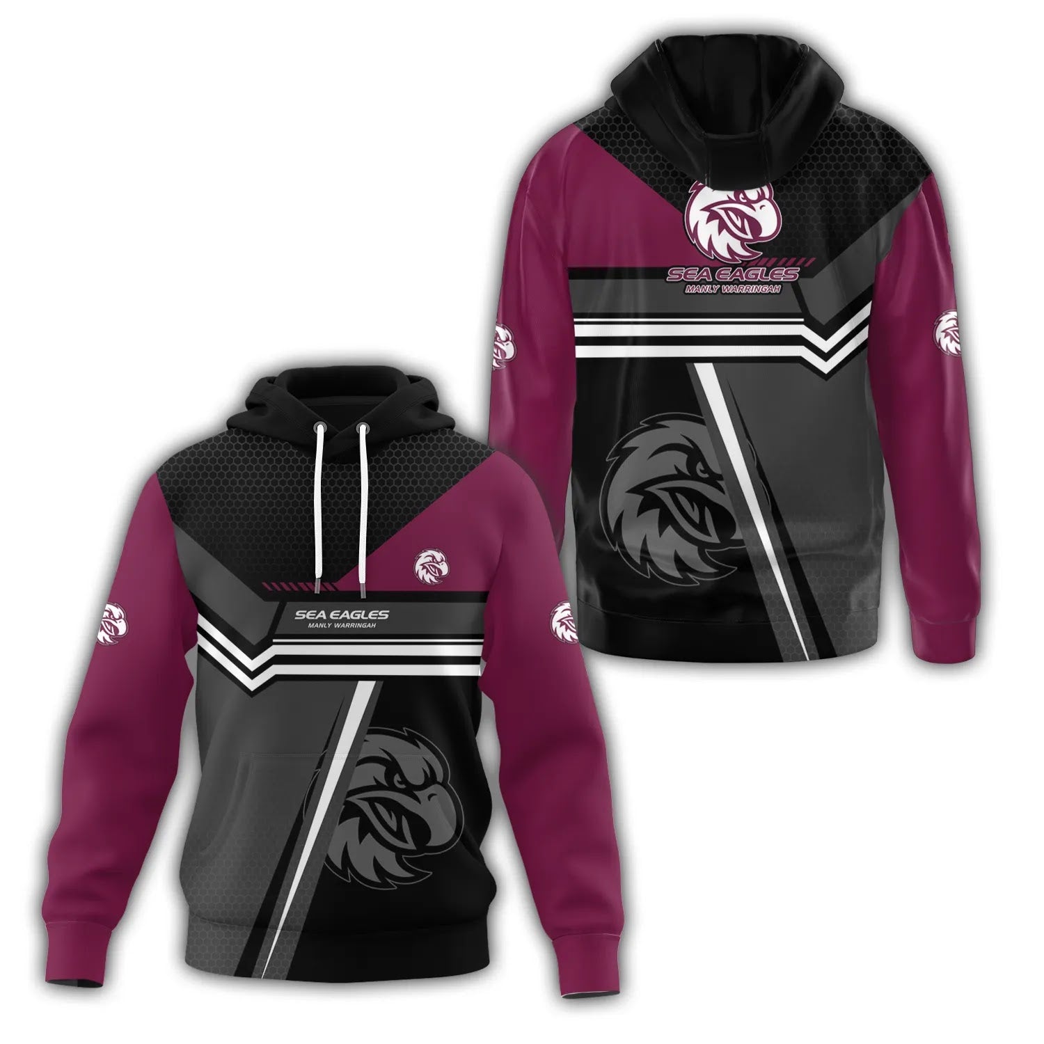 Manly Warringah Sea Eagles Hoodie SC071