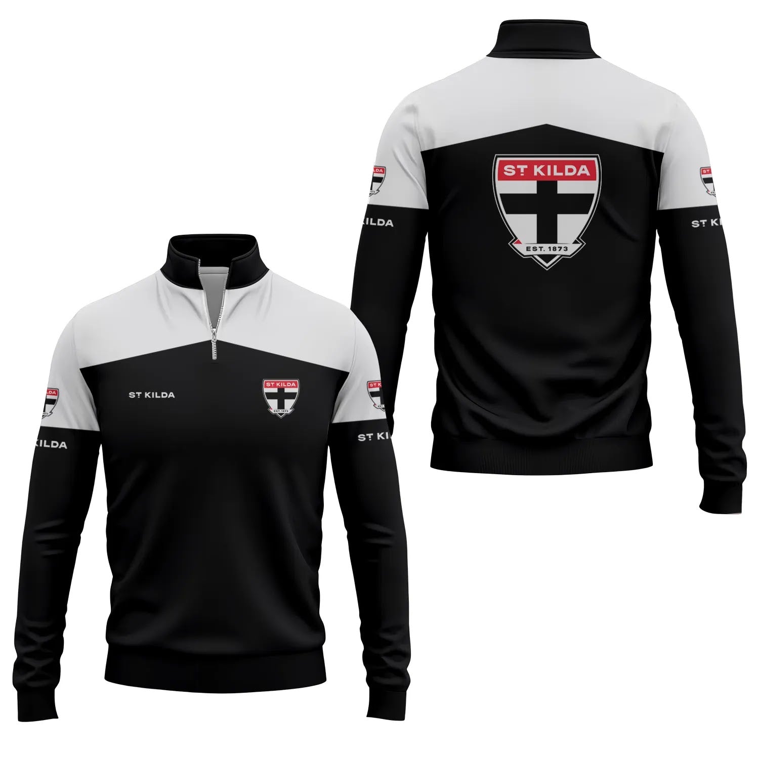 St Kilda Saints Quarter-zip Pullover SC031