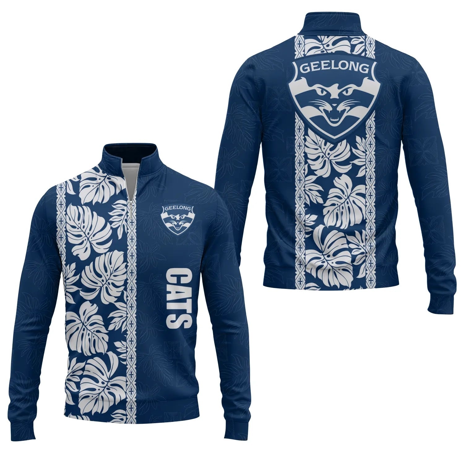 Geelong Cats Quarter-zip Pullover SHW046