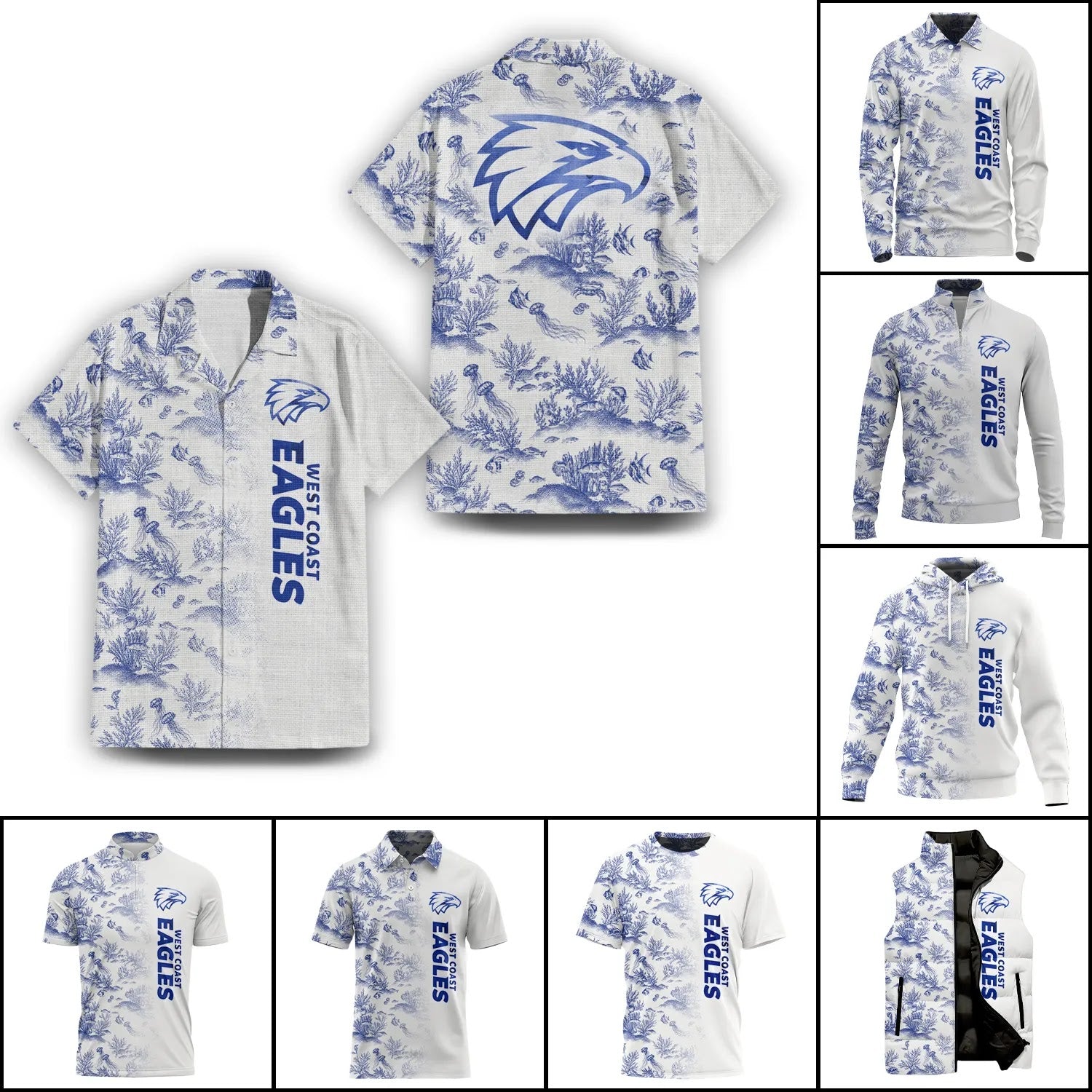 West Coast Eagles Apparels SHW009