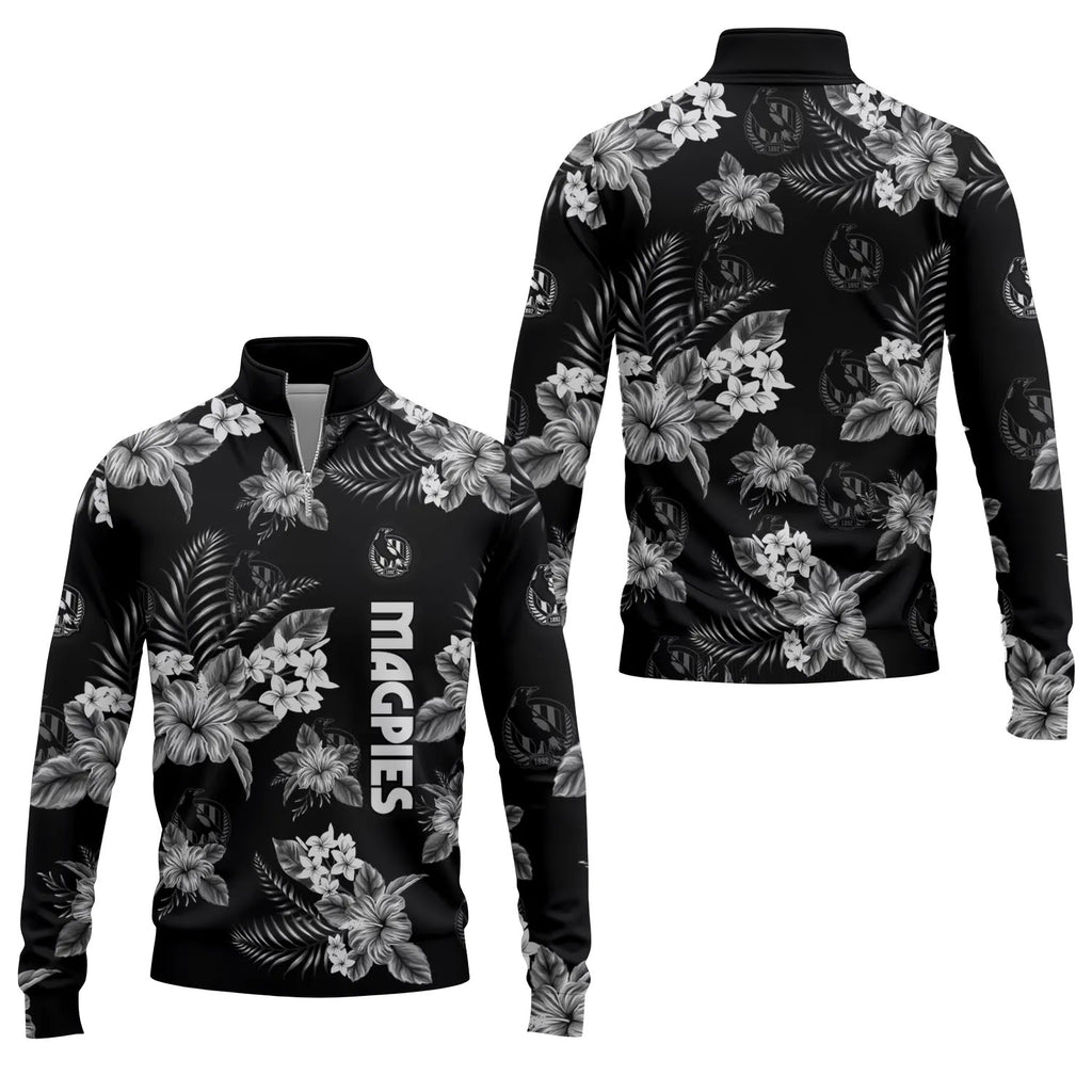 Collingwood Magpies Quarter-zip Pullover SC054