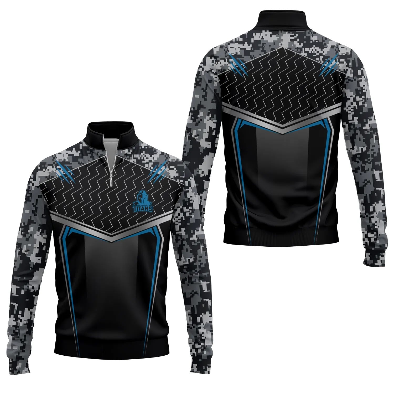 Gold Coast Titans Quarter-zip Pullover SC115