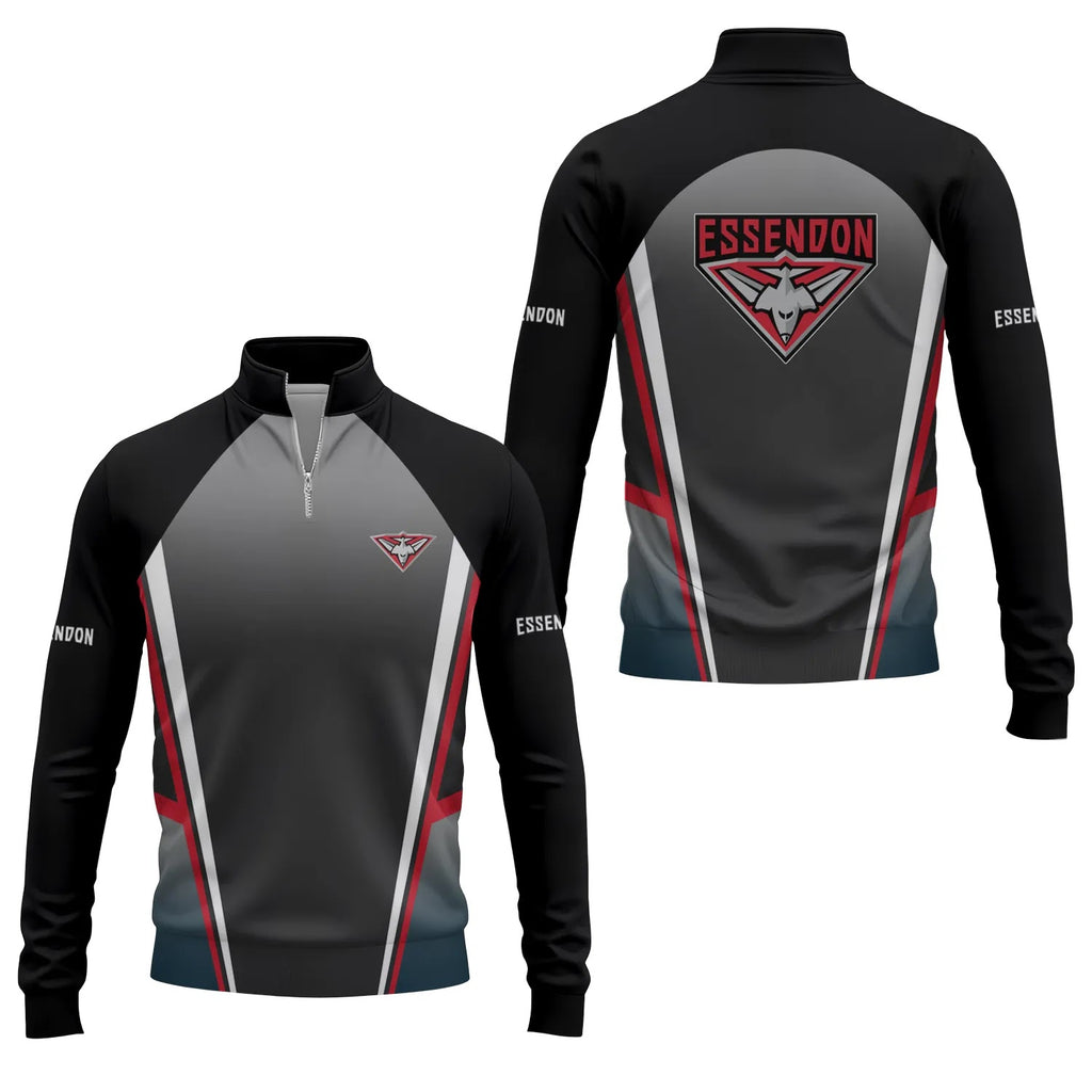 Essendon Bombers Quarter-zip Pullover SC037