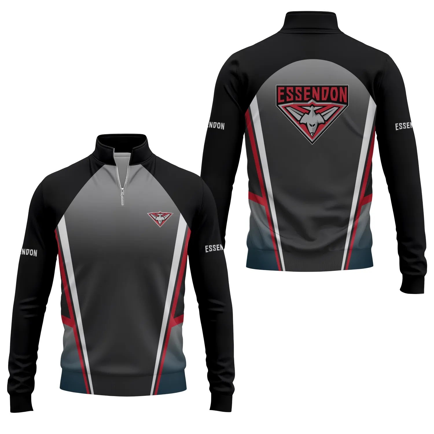Essendon Bombers Quarter-zip Pullover SC037