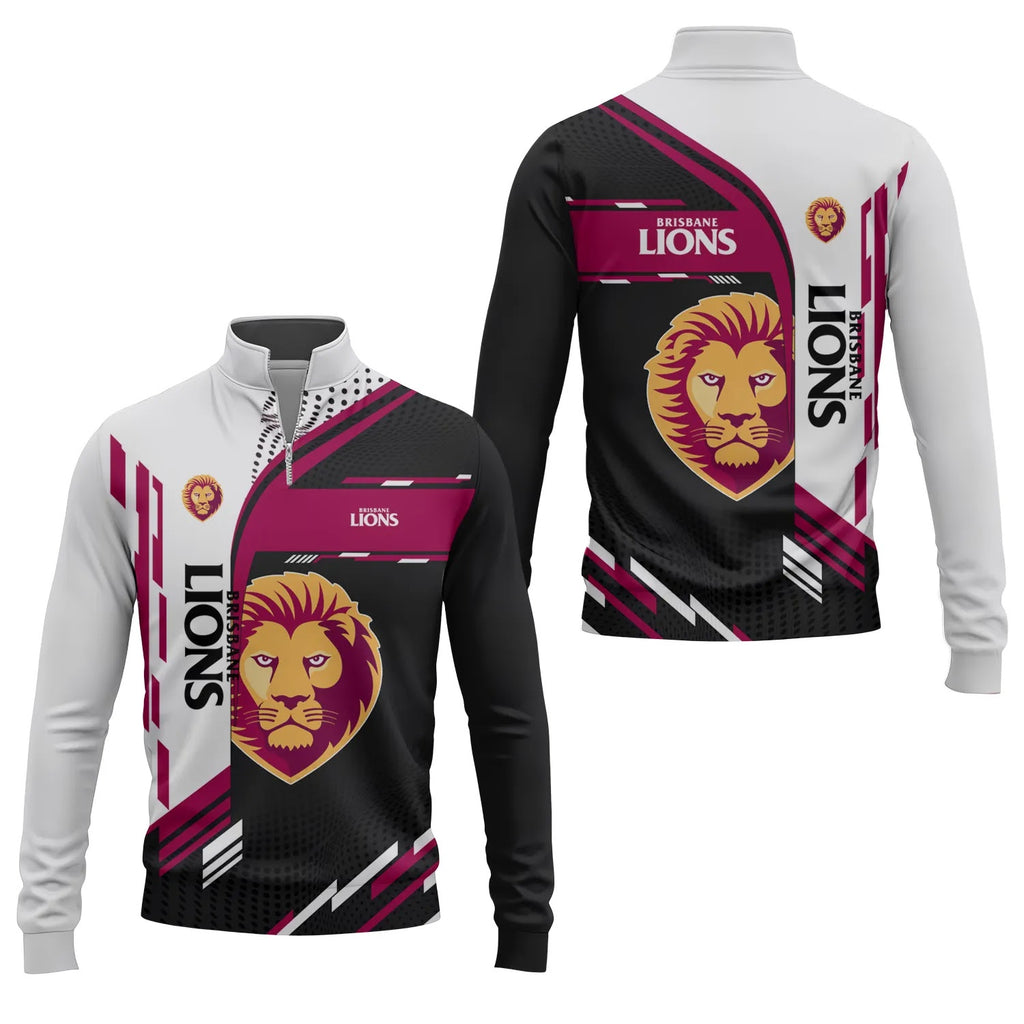 Brisbane Lions Quarter-zip Pullover SC036