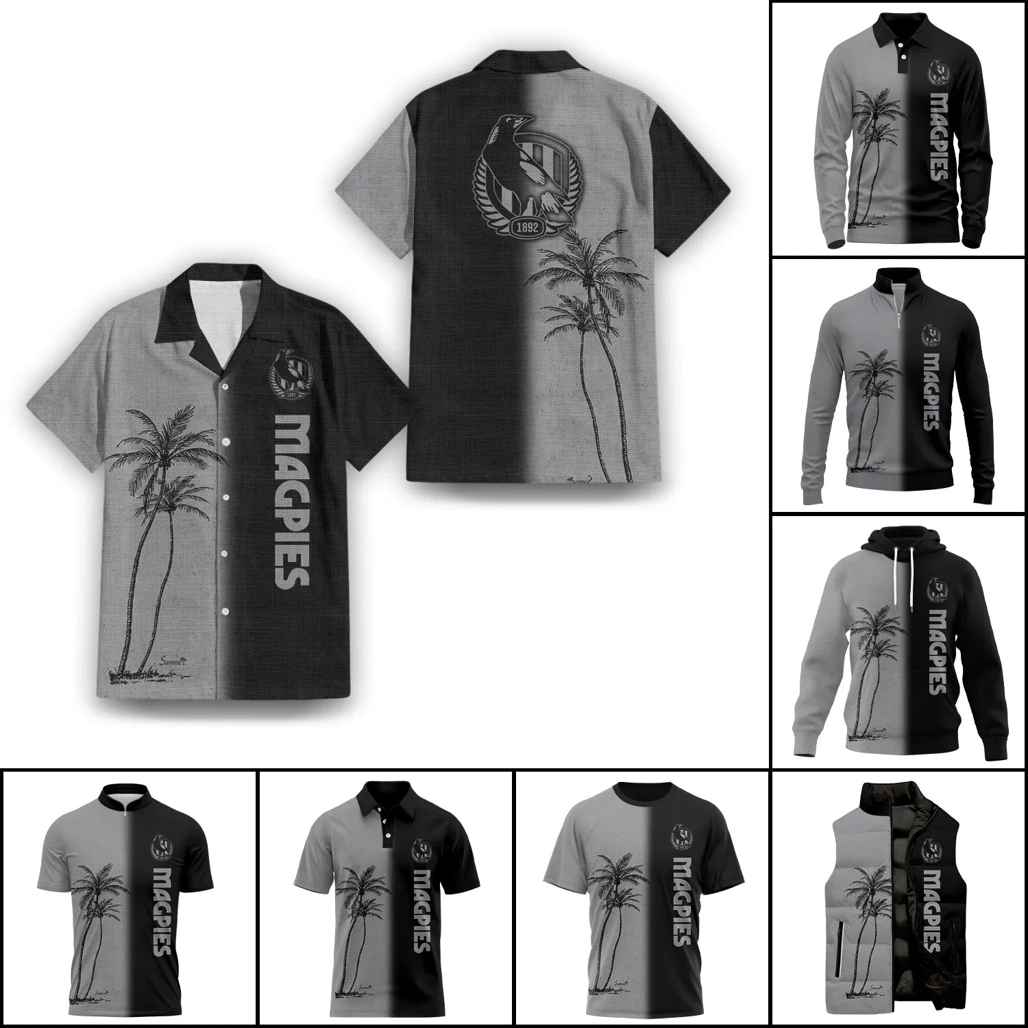 Collingwood Magpies Apparels SHW037