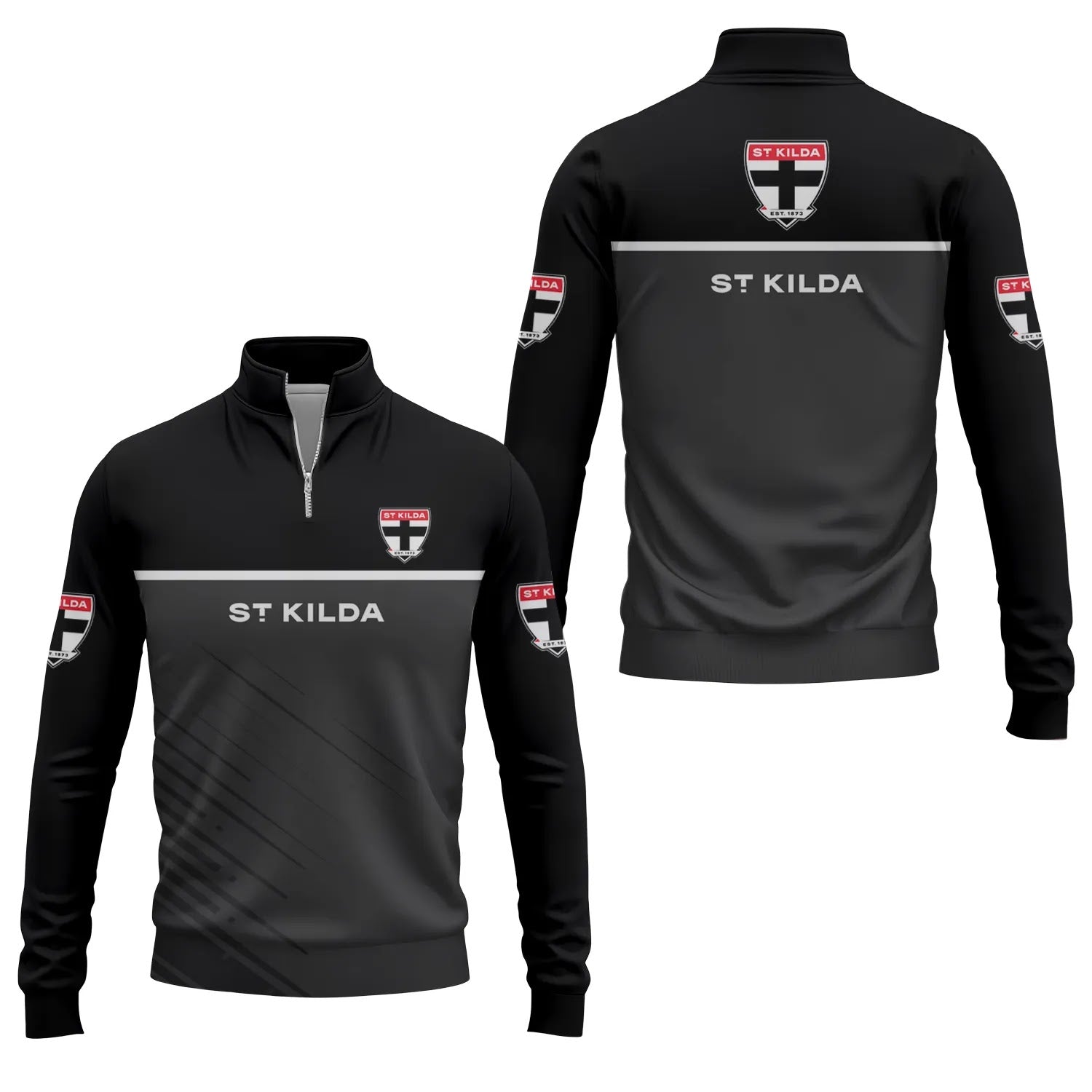 St Kilda Saints Quarter-zip Pullover SC040