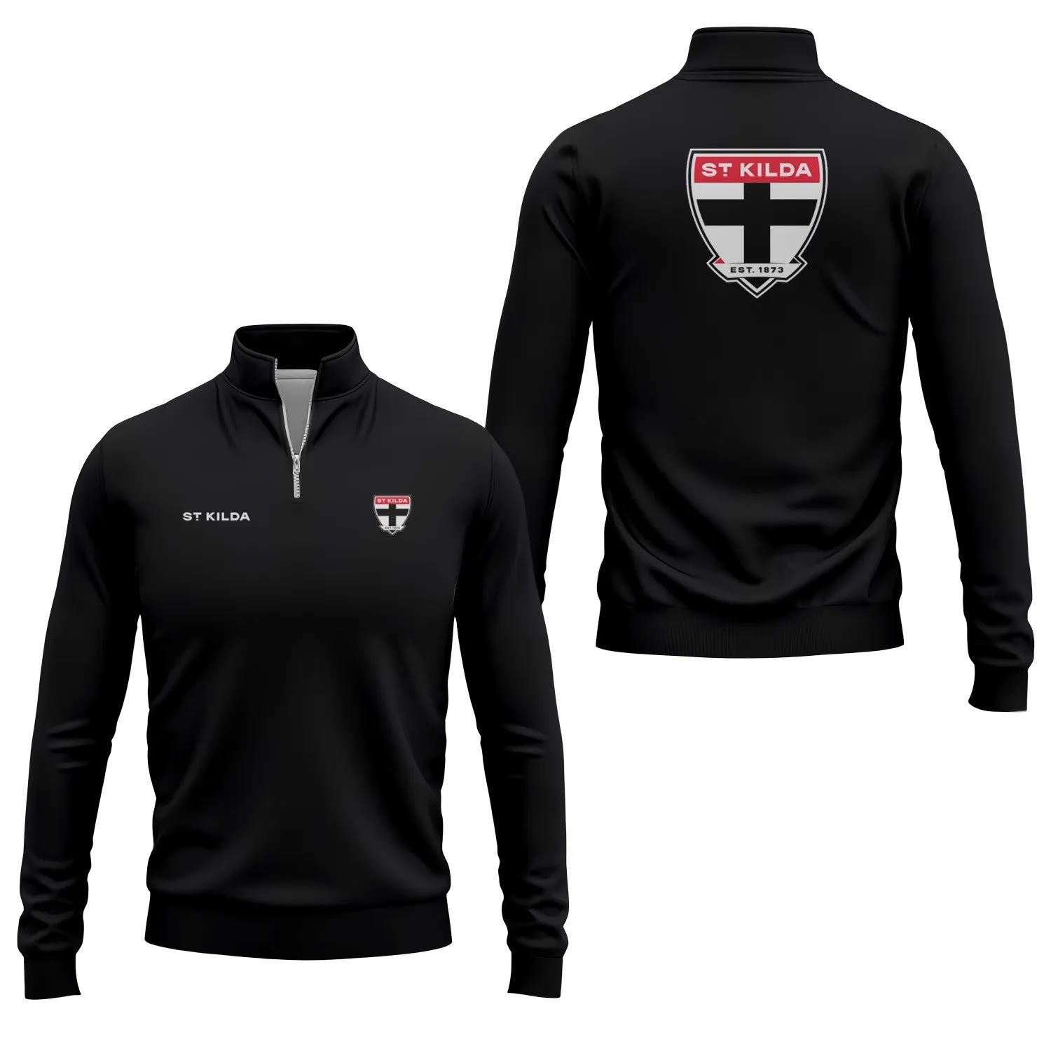 St Kilda Saints Quarter-zip Pullover SC057