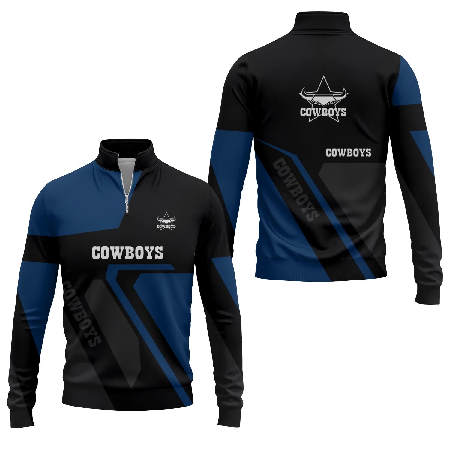 North Queensland Cowboys Quarter-zip Pullover SC117