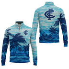 Carlton Blues Quarter-zip Pullover SHW048