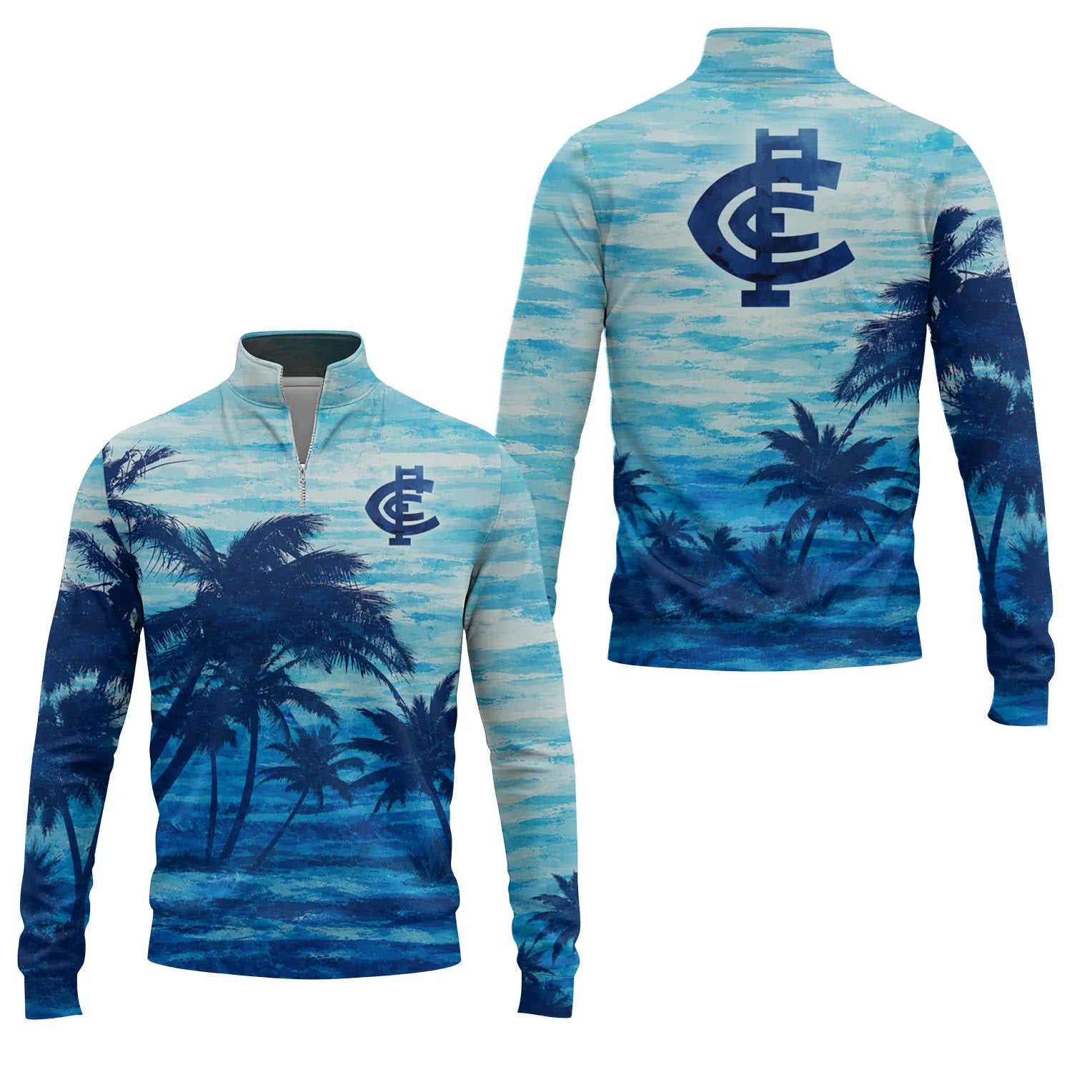 Carlton Blues Quarter-zip Pullover SHW048