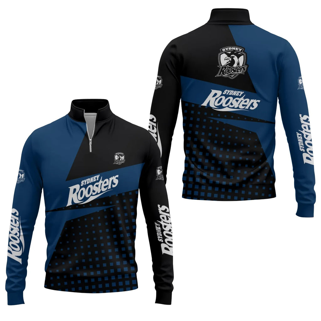 Sydney Roosters Quarter-zip Pullover SC083