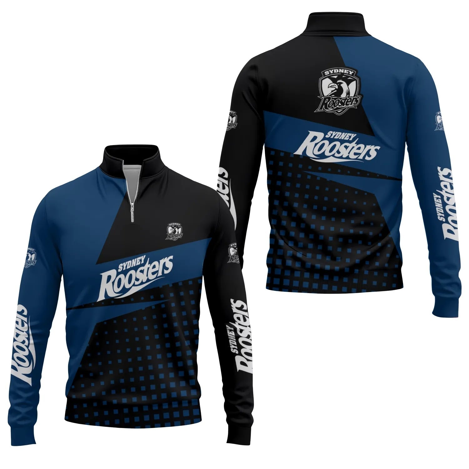 Sydney Roosters Quarter-zip Pullover SC083
