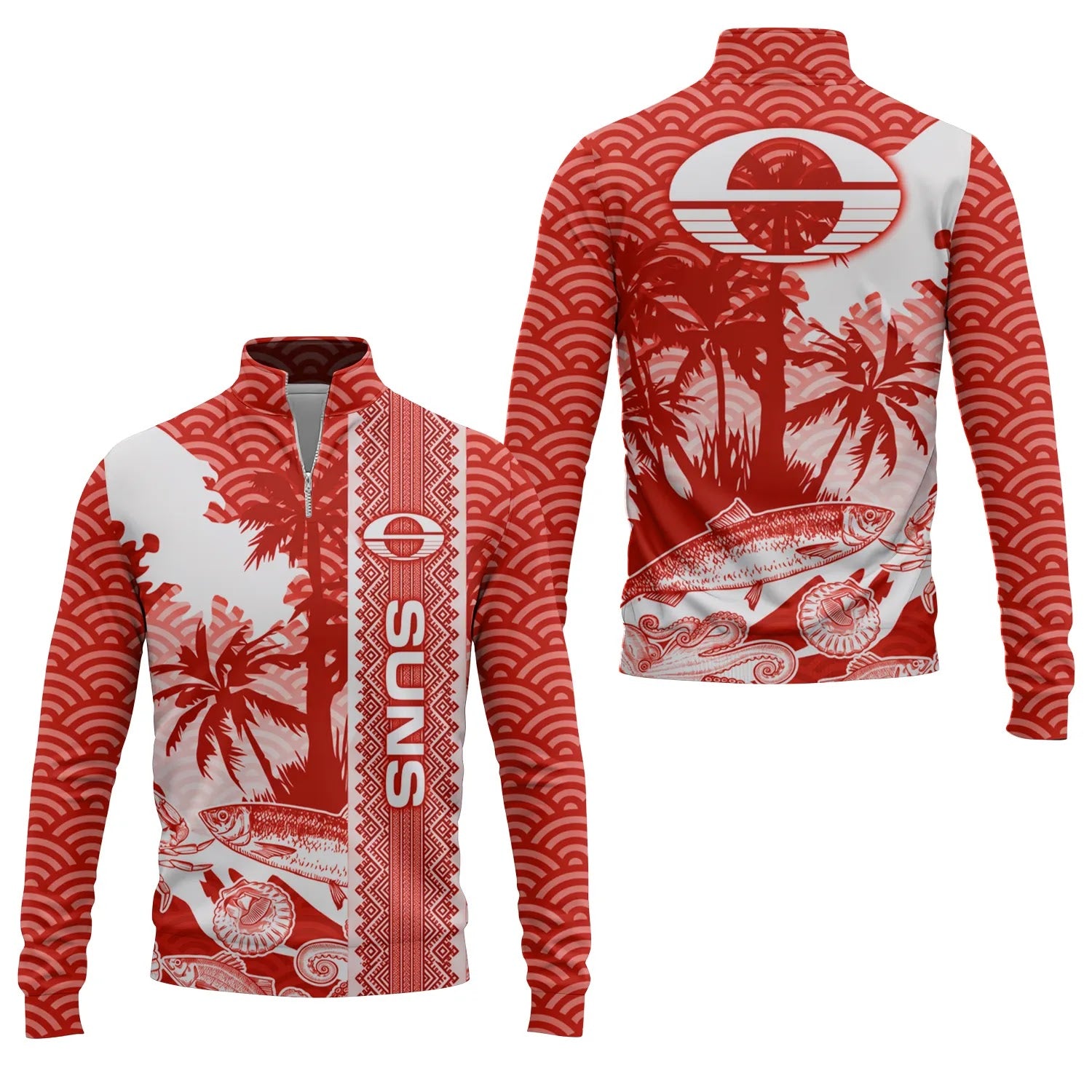 Gold Coast Suns Quarter-zip Pullover SHW038