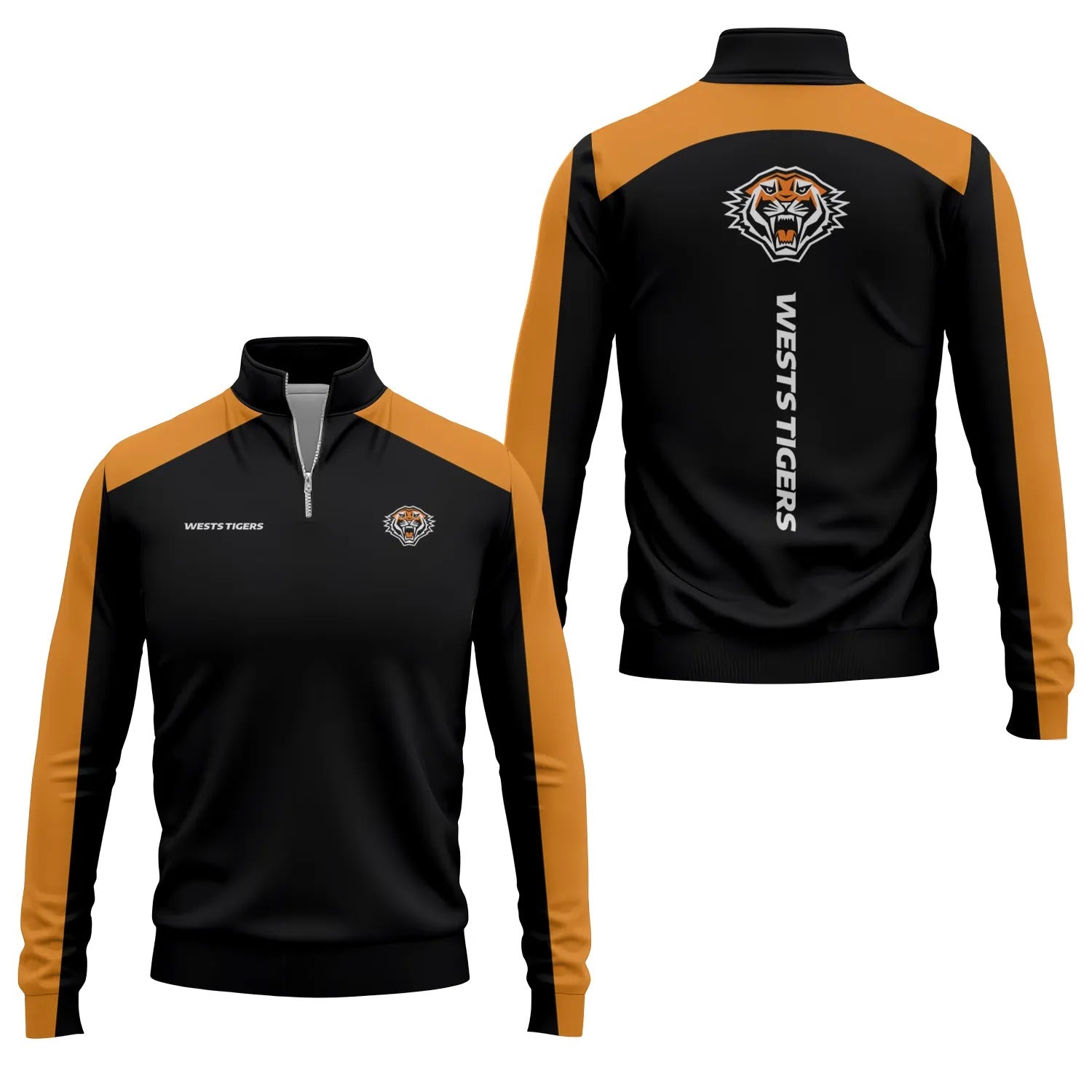 Wests Tigers Quarter-zip Pullover SC035