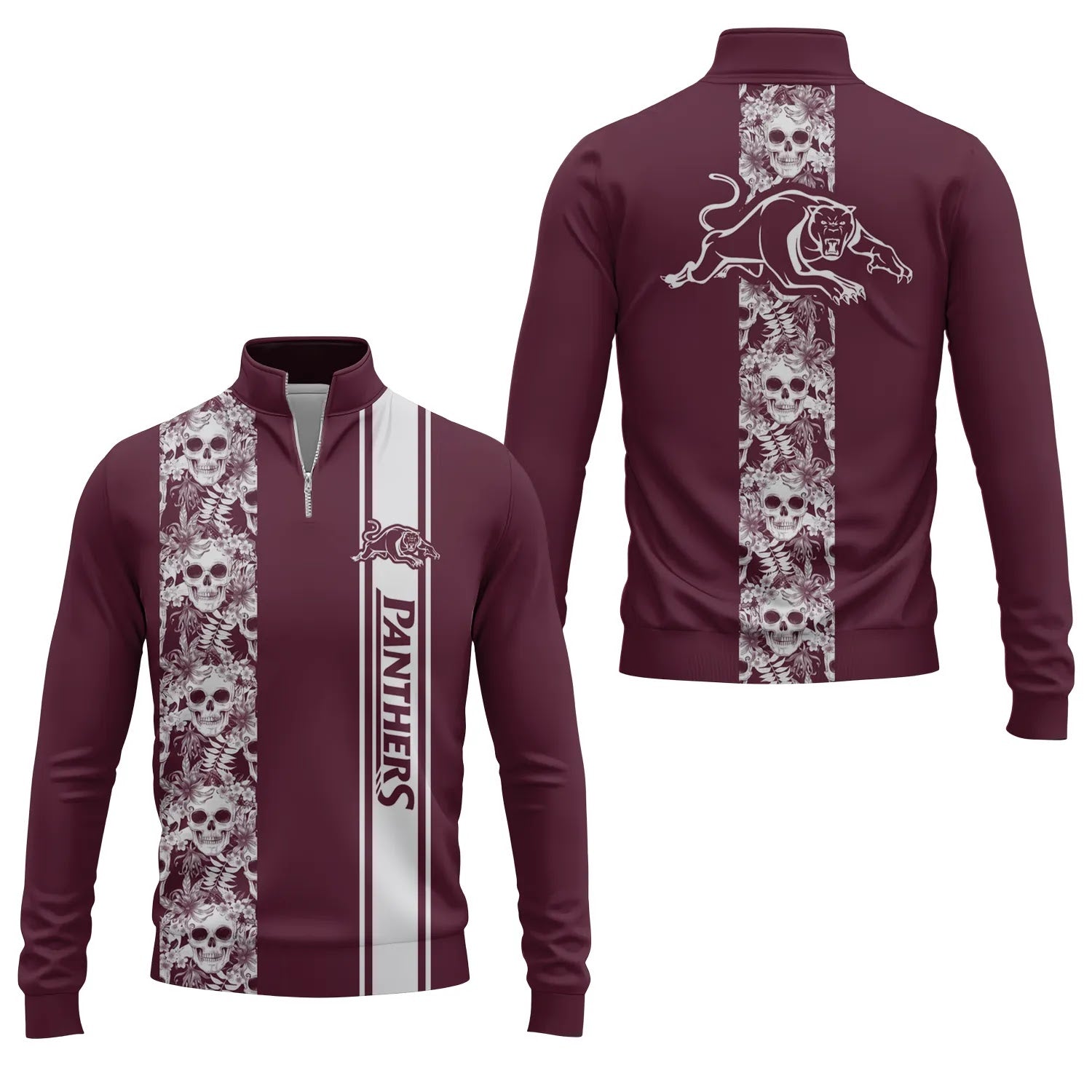 Penrith Panthers Quarter-zip Pullover SHW042