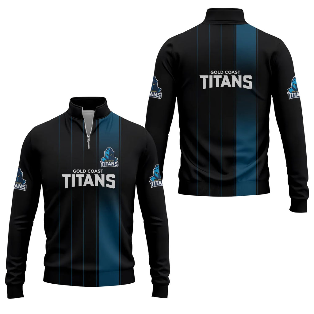 Gold Coast Titans Quarter-zip Pullover SC068