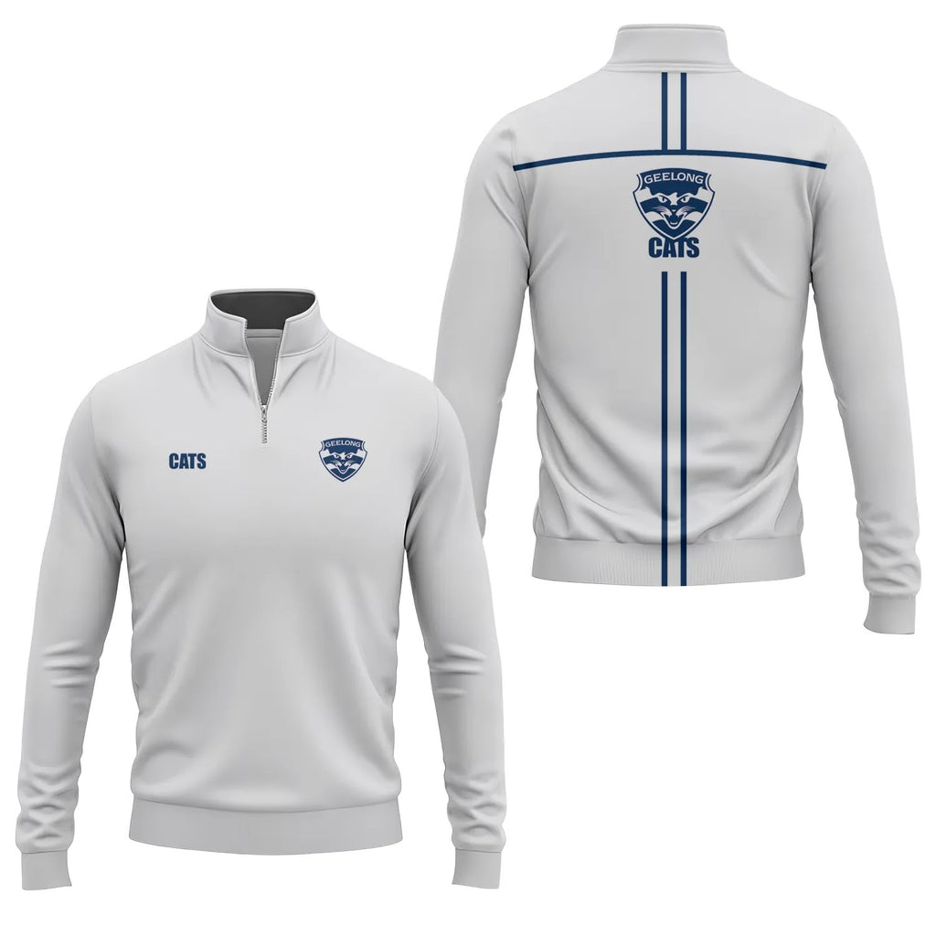 Geelong Cats Quarter-zip Pullover SC018