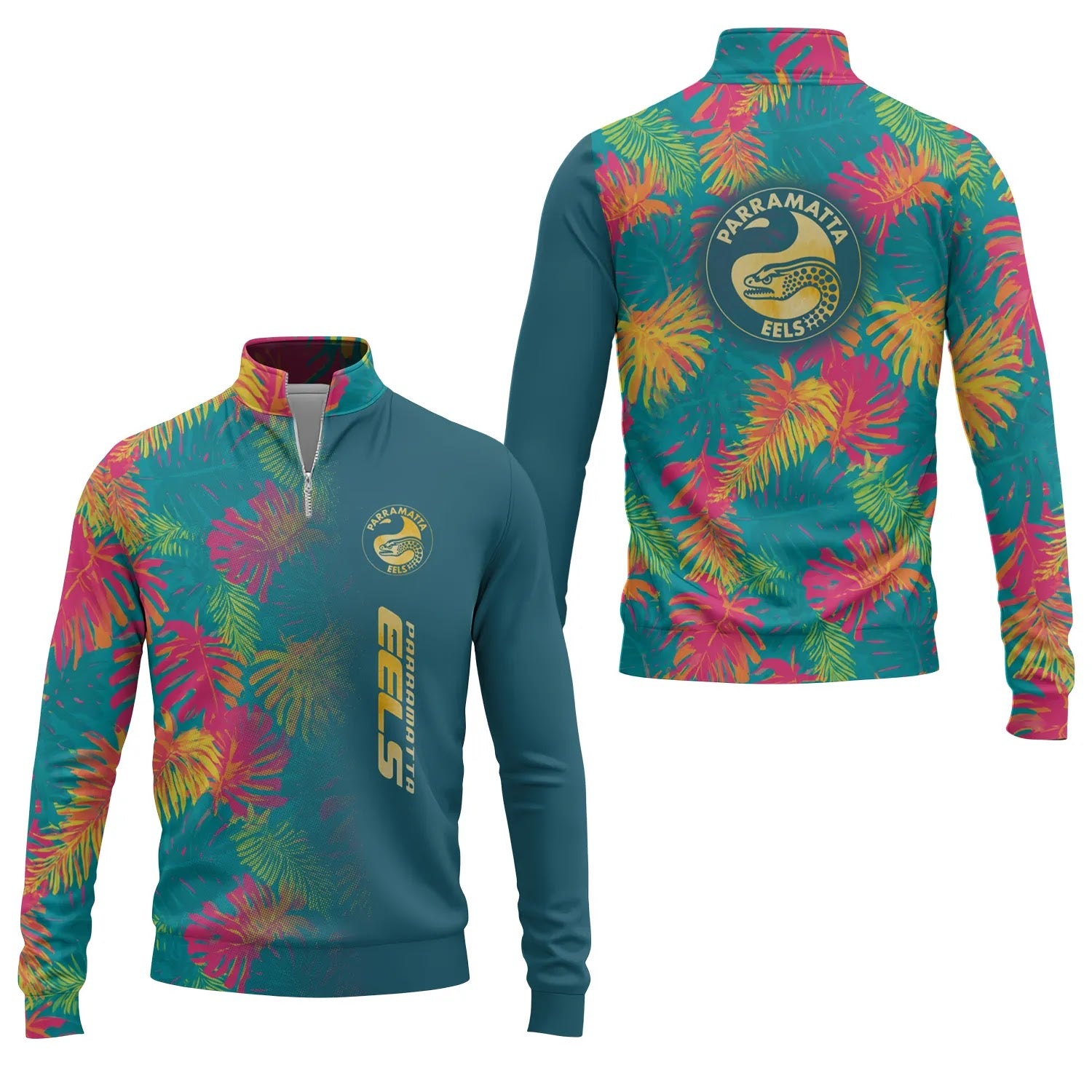 Parramatta Eels Quarter-zip Pullover SHW059