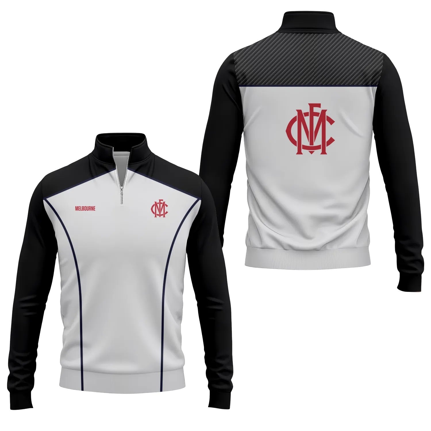 Melbourne Demons Quarter-zip Pullover SC011