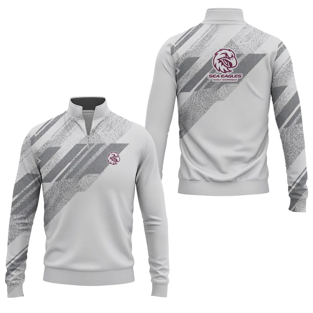 Manly Warringah Sea Eagles Quarter-zip Pullover SC105
