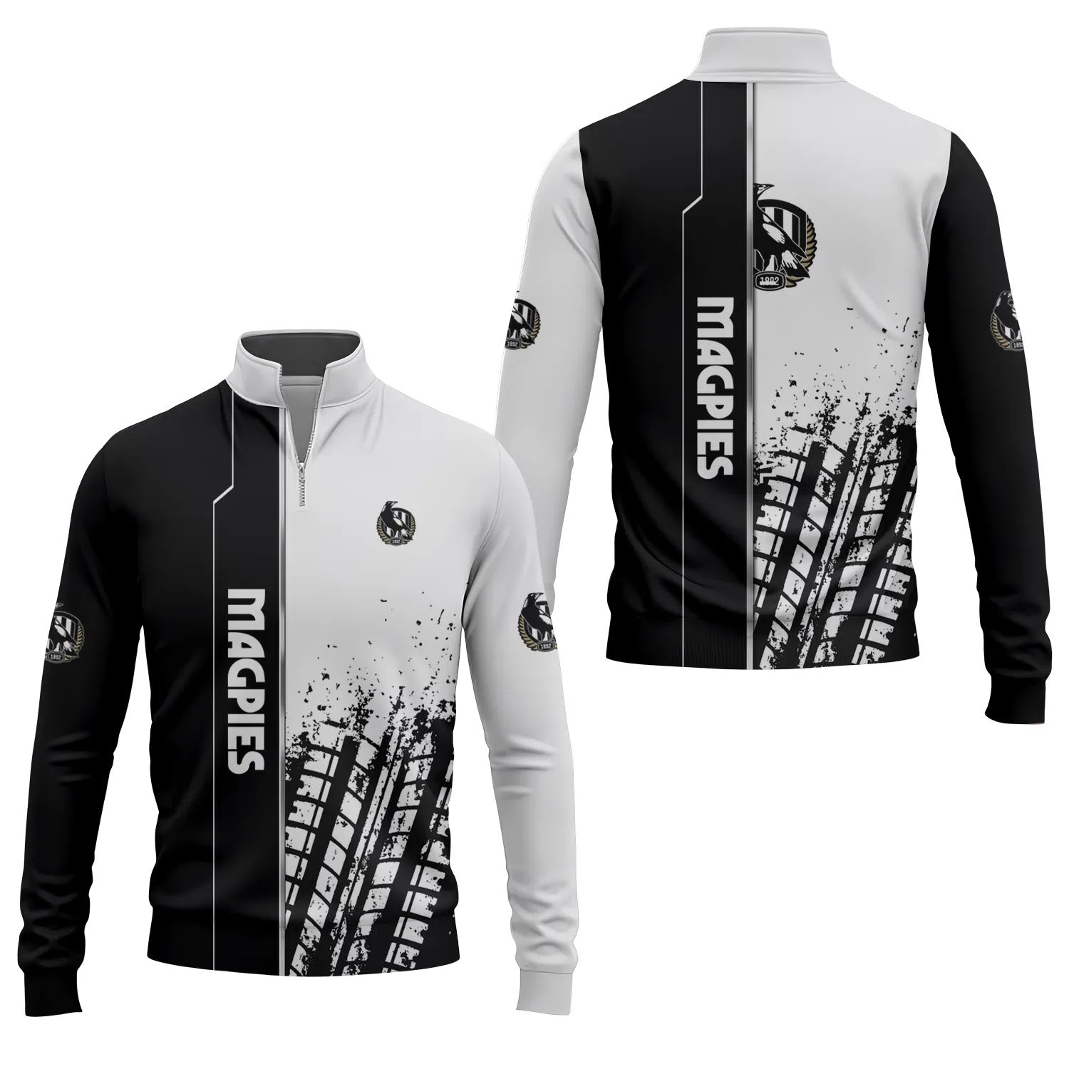 Collingwood Magpies Quarter-zip Pullover SC039