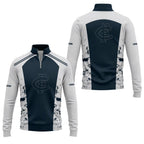 Carlton Blues Quarter-zip Pullover SC089