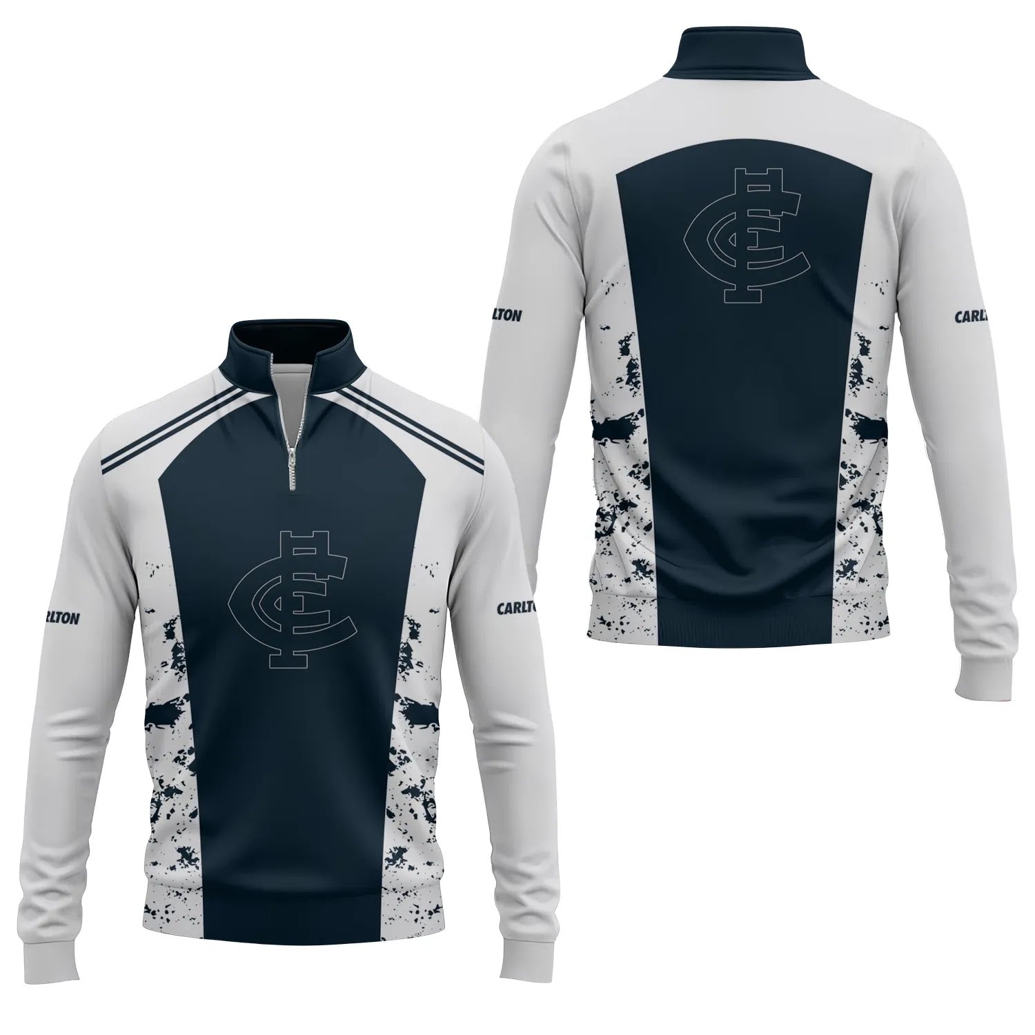Carlton Blues Quarter-zip Pullover SC089