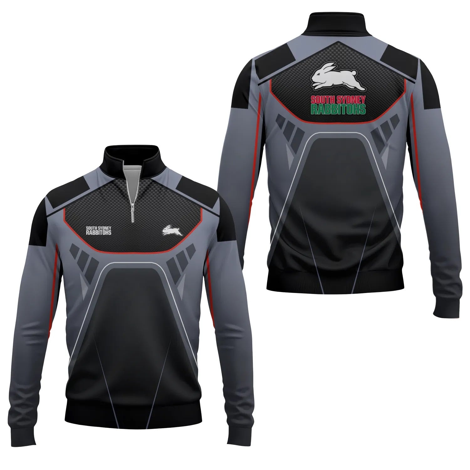 South Sydney Rabbitohs Quarter-zip Pullover SC088