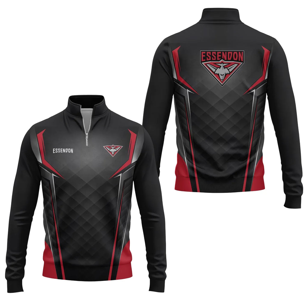 Essendon Bombers Quarter-zip Pullover SC074