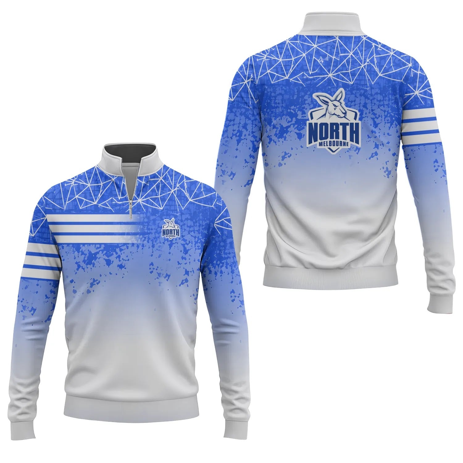 North Melbourne Kangaroos Quarter-zip Pullover SC097