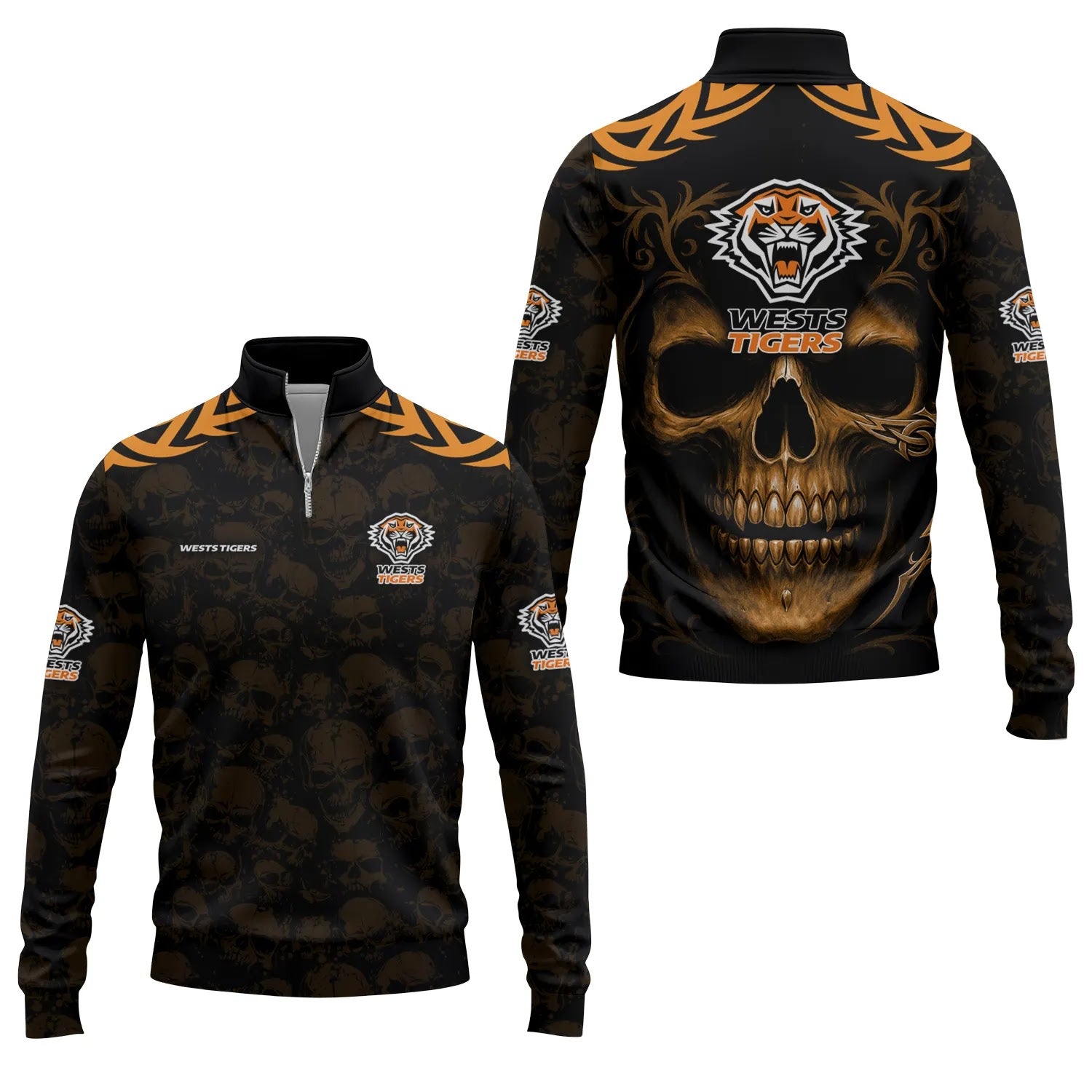 Wests Tigers Quarter-zip Pullover SC014