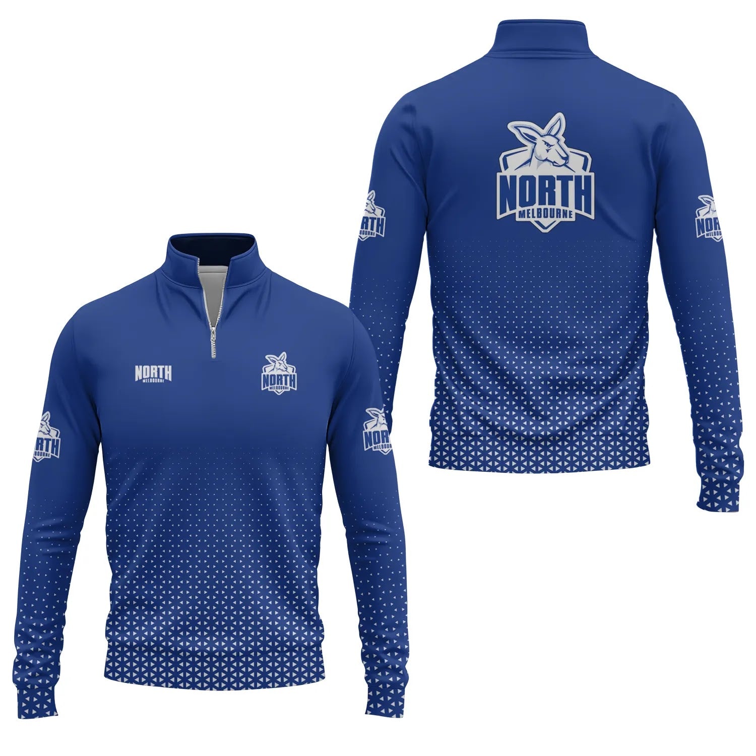 North Melbourne Kangaroos Quarter-zip Pullover SC003