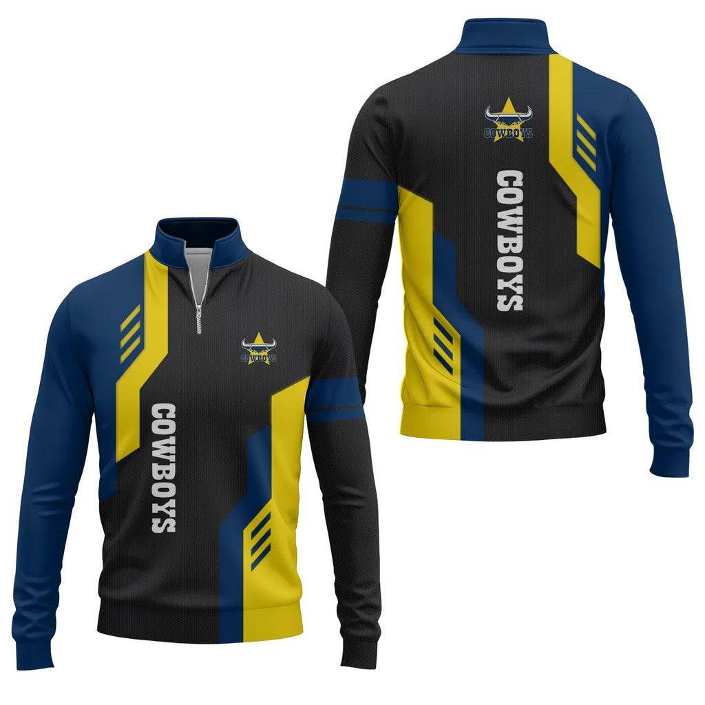 North Queensland Cowboys Quarter-zip Pullover SC029